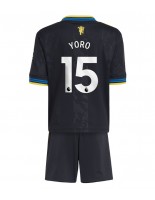 Manchester United Leny Yoro #15 Tredjedraktsett Barn 2025-26 Korte ermer (+ bukser)